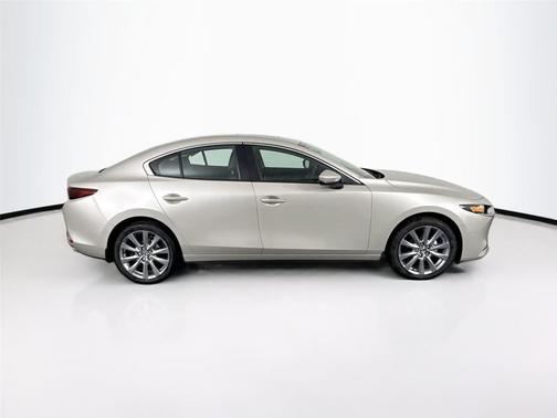 Platinum Quartz Metallic 2026 Mazda Mazda3 FWD w/Preferred Package