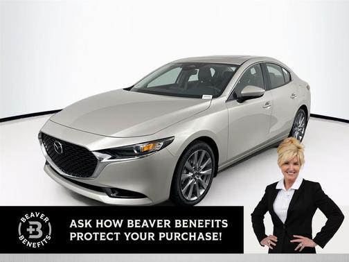 Platinum Quartz Metallic 2026 Mazda Mazda3 FWD w/Preferred Package