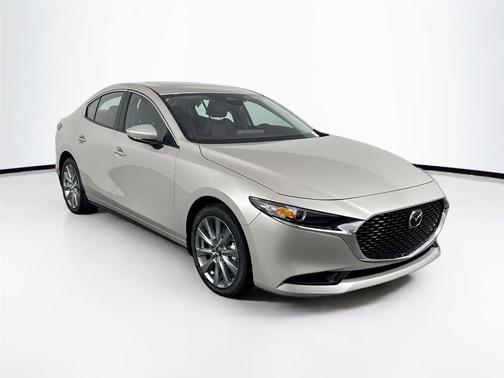Platinum Quartz Metallic 2026 Mazda Mazda3 FWD w/Preferred Package