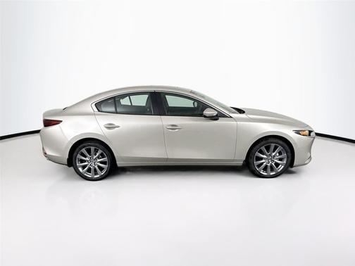 Platinum Quartz Metallic 2026 Mazda Mazda3 FWD w/Preferred Package