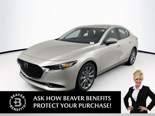 Platinum Quartz Metallic 2026 Mazda Mazda3 FWD w/Preferred Package