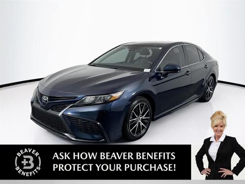Galactic Aqua Mica 2021 Toyota Camry SE