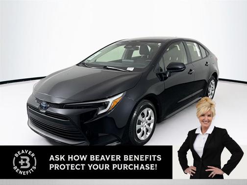 Black 2025 Toyota Corolla Hybrid LE