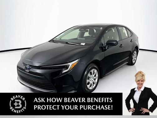 Black 2025 Toyota Corolla Hybrid LE