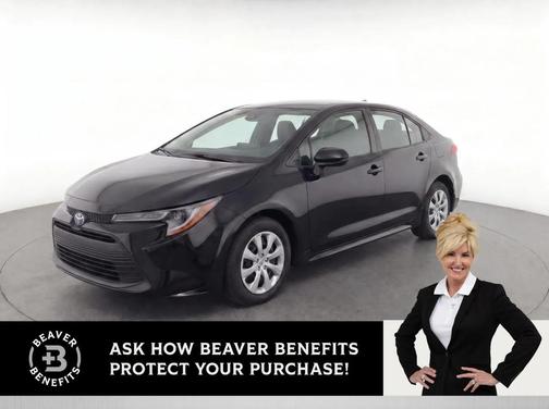 Black 2025 Toyota Corolla Hybrid LE
