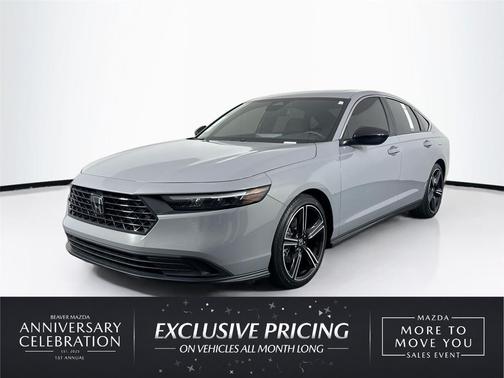 Urban Gray Pearl 2025 Honda Accord Hybrid Sport