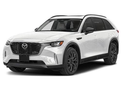 Rhodium White Premium 2026 Mazda CX-90 PHEV Premium Sport