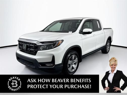 Platinum White Pearl 2025 Honda Ridgeline RTL