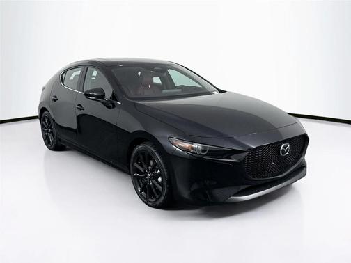 Jet Black Mica 2026 Mazda Mazda3 FWD w/Premium Package