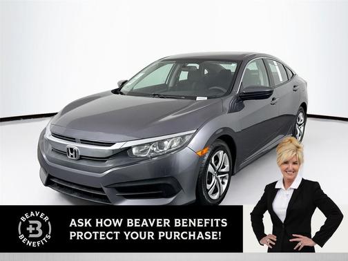 Modern Steel Metallic 2016 Honda Civic LX