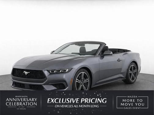 Carbonized Gray Metallic 2025 Ford Mustang EcoBoost Premium