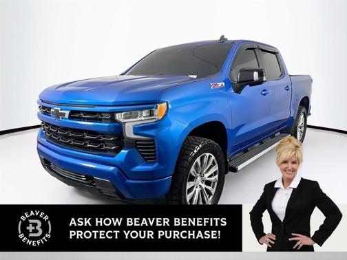 Glacier Blue Metallic 2022 Chevrolet Silverado 1500 RST Truck