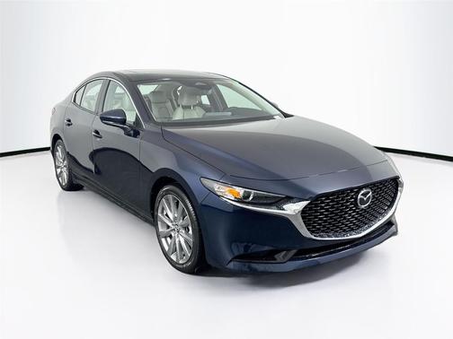 Deep Crystal Blue Mica 2026 Mazda Mazda3 FWD w/Preferred Package