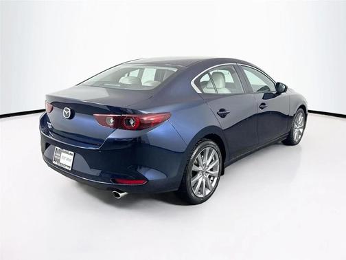 Deep Crystal Blue Mica 2026 Mazda Mazda3 FWD w/Preferred Package