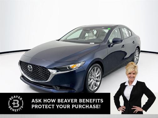 Deep Crystal Blue Mica 2026 Mazda Mazda3 FWD w/Preferred Package