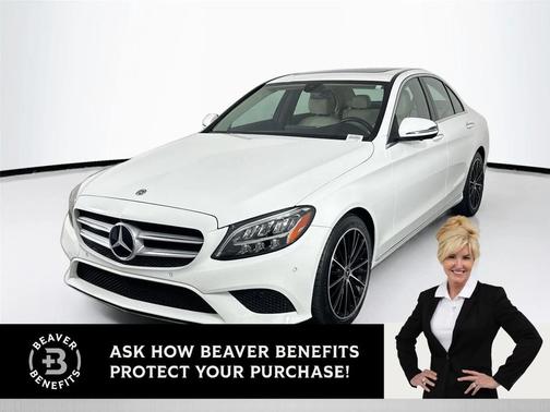 White 2021 Mercedes-Benz C-Class Sedan