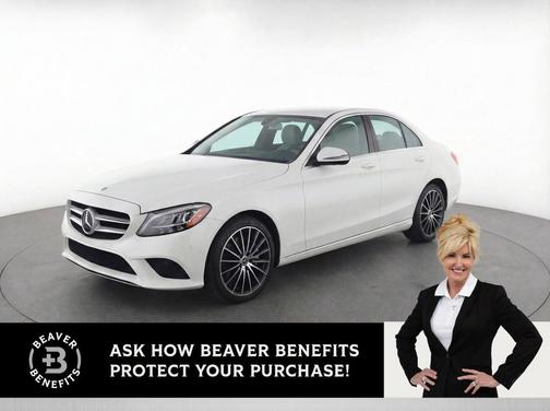 White 2021 Mercedes-Benz C-Class Sedan