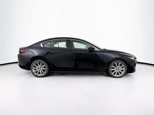 Jet Black Mica 2026 Mazda Mazda3 FWD w/Preferred Package