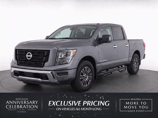 Gun Metallic 2021 Nissan Titan SV