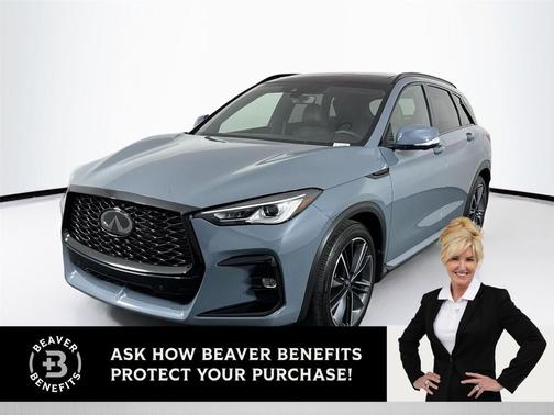 Gray 2025 INFINITI QX50 SPORT