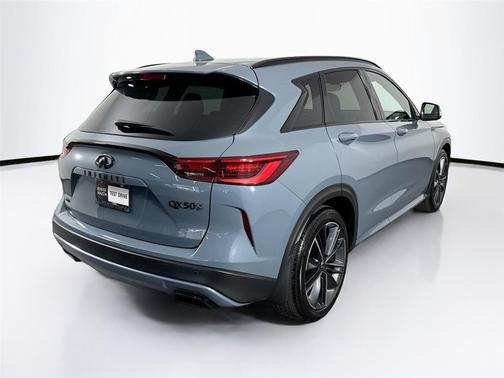 Gray 2025 INFINITI QX50 SPORT