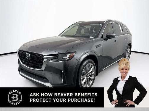 Machine Gray Metallic 2024 Mazda CX-90 3.3 Turbo Premium
