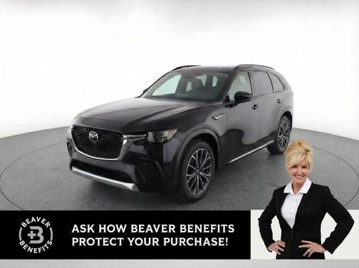 Jet Black Mica 2025 Mazda CX-70 PHEV Premium Plus Package