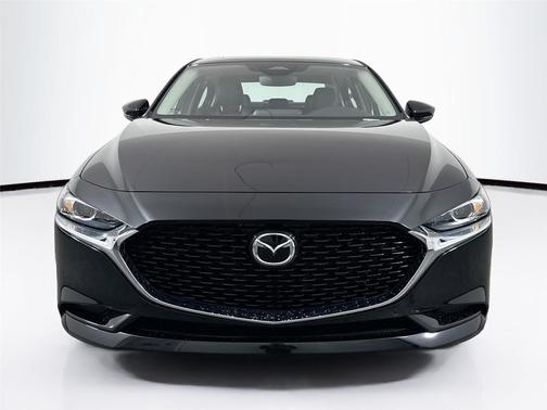 Jet Black Mica 2026 Mazda Mazda3 FWD w/Preferred Package