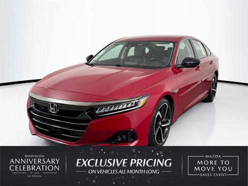 San Marino Red 2021 Honda Accord Sport SE 1.5T