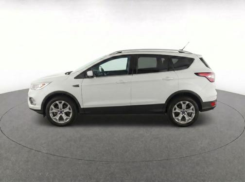 White Platinum Metallic Tri-Coat 2019 Ford Escape Titanium