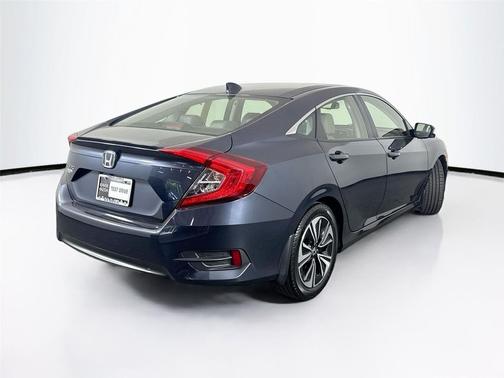 Blue 2018 Honda Civic EX-L