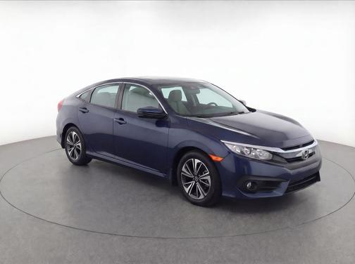 Blue 2018 Honda Civic EX-L