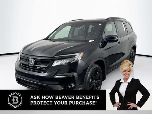 Crystal Black Pearl 2021 Honda Pilot AWD Black Edition