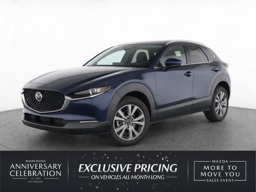 Deep Crystal Blue Mica 2023 Mazda CX-30 2.5 S Premium Package