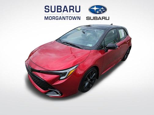 Midnight Black Metallic 2023 Toyota Corolla Hatchback XSE
