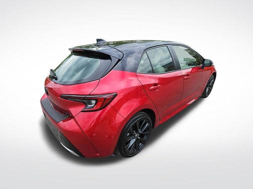 Midnight Black Metallic 2023 Toyota Corolla Hatchback XSE