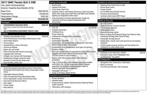 2017 GMC Terrain SLE-2