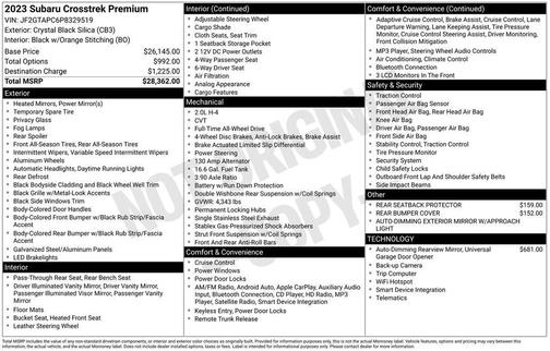 2023 Subaru Crosstrek Premium