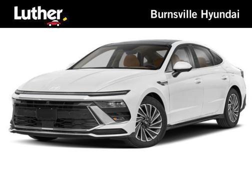 White 2026 Hyundai SONATA Hybrid Limited