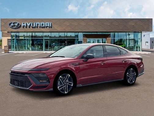 Red 2026 Hyundai SONATA N Line