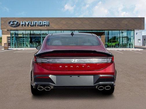 Red 2026 Hyundai SONATA N Line