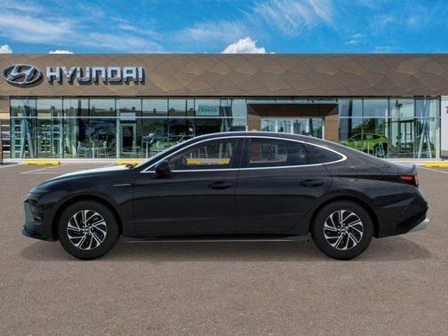 Black 2026 Hyundai SONATA Hybrid Blue