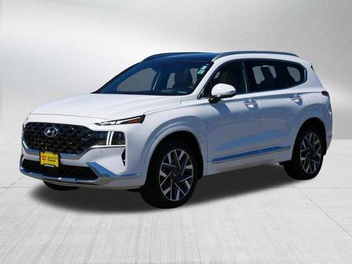 Serenity White Pearl 2023 Hyundai SANTA FE Calligraphy