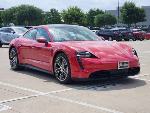 Carmine Red 2021 Porsche Taycan RWD