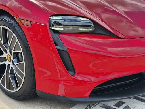 Carmine Red 2021 Porsche Taycan RWD