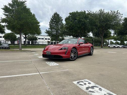 Carmine Red 2021 Porsche Taycan RWD