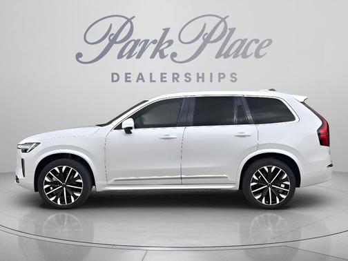 Crystal White Pearl 2026 Volvo XC90 Plus, B5 AWD Gas (mild hybrid), Gasoline, Bright, 7 Seats