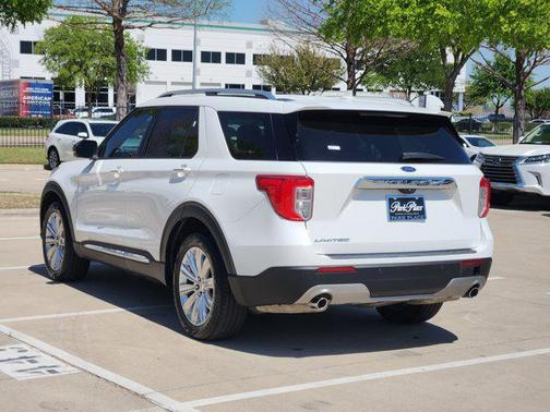 Star White Metallic Tri-Coat 2023 Ford Explorer Limited