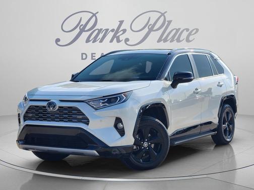 Blizzard Pearl 2020 Toyota RAV4 Hybrid SE