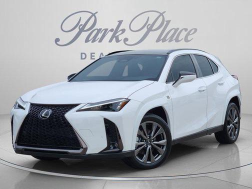 Ultra White with Obsidian roof 2026 Lexus UX 300h F SPORT Design